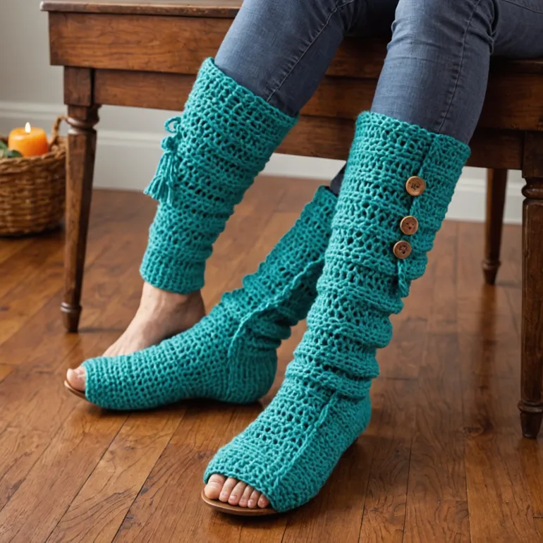 Введение в мир рукоделия: Как связать гетры крючком – простые схемы вязания гетр крючком для начинающих